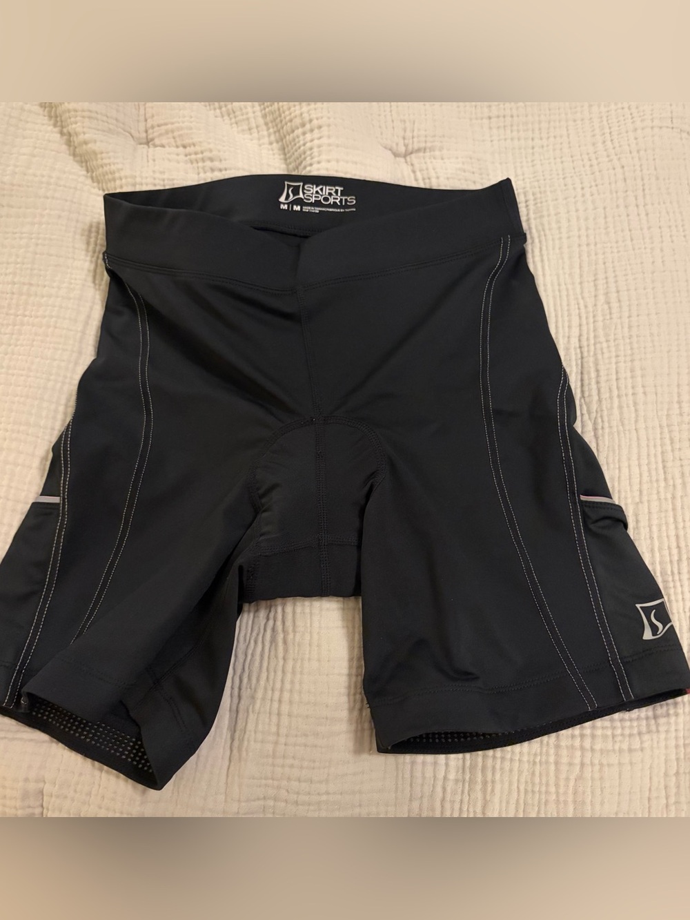 SkirtSports Women's Black Padded Cycling Shorts - SZ Medium